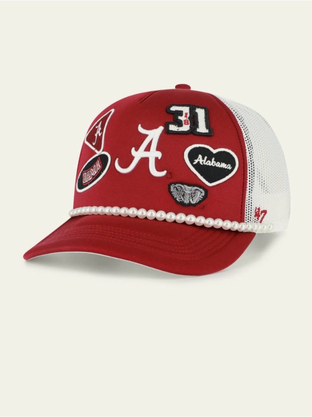 NEW 47 Brand Alabama Crimson Tide Rally On Hitch Foam Front Trucker Hat